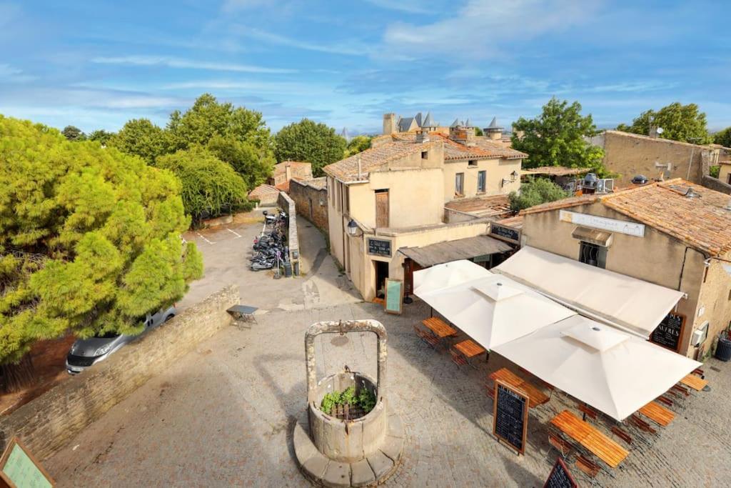 La Demeure Du Chevalier D'Argent- Parking Gratuit Apartment Carcassonne Bagian luar foto